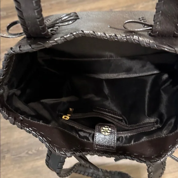 Anthropologie, Dark brown Leather Tote Bag - Picture 2 of 2
